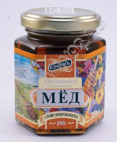 Мёд гречишный Стоевъ 250г
