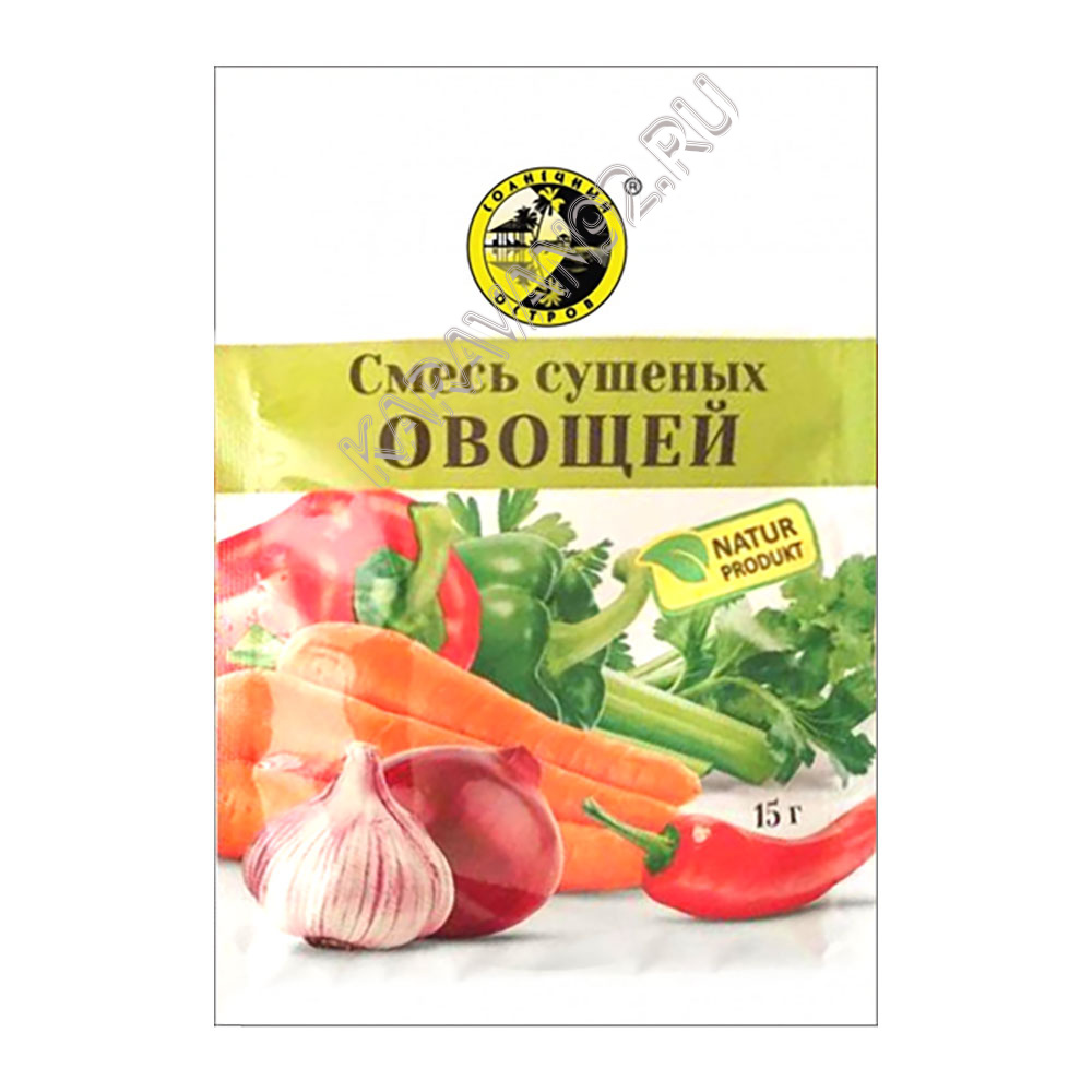 Смесь сушеных овощей Солнечный остров 15 г
