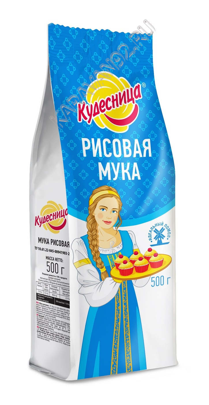 Мука рисовая Кудесница 500г