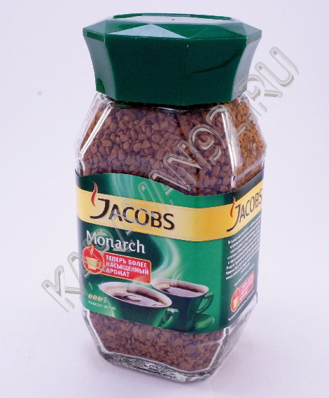 Кофе Якобс Monarch натуральный растворимый сублимированный с/б 95г