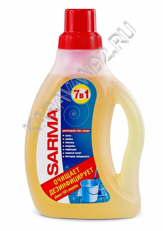 Средство для мытья полов Sarma "Лимон" 750 мл