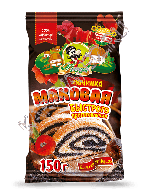 Начинка Маковая Перцов 150г