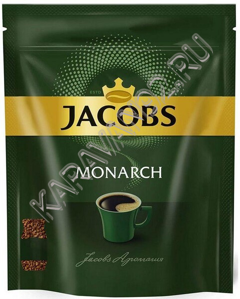 Кофе Якобс Monarch натуральный растворимый сублимированный 210г