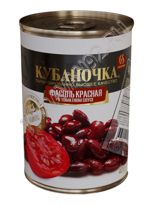 Фасоль красная в т/с  Кубаночка 400 г
