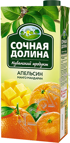 Сочная Долина "Апельсин Манго Мандарин" 1,93л