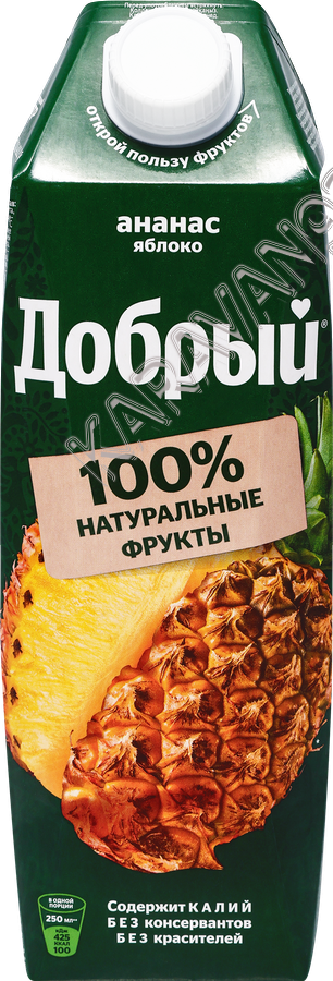 Добрый 1л ананас- яблоко нектар 