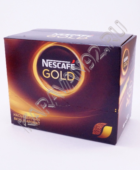 Кофе Нескафе Gold натуральный растворимый сублимированный 30шт*2г