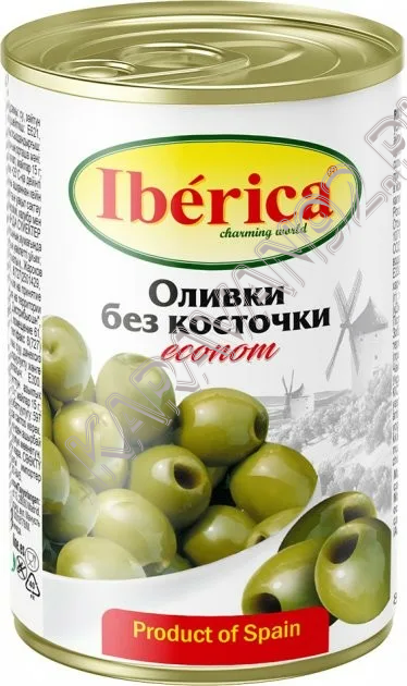 Оливки Иберика econom без косточки ж/б 280г 