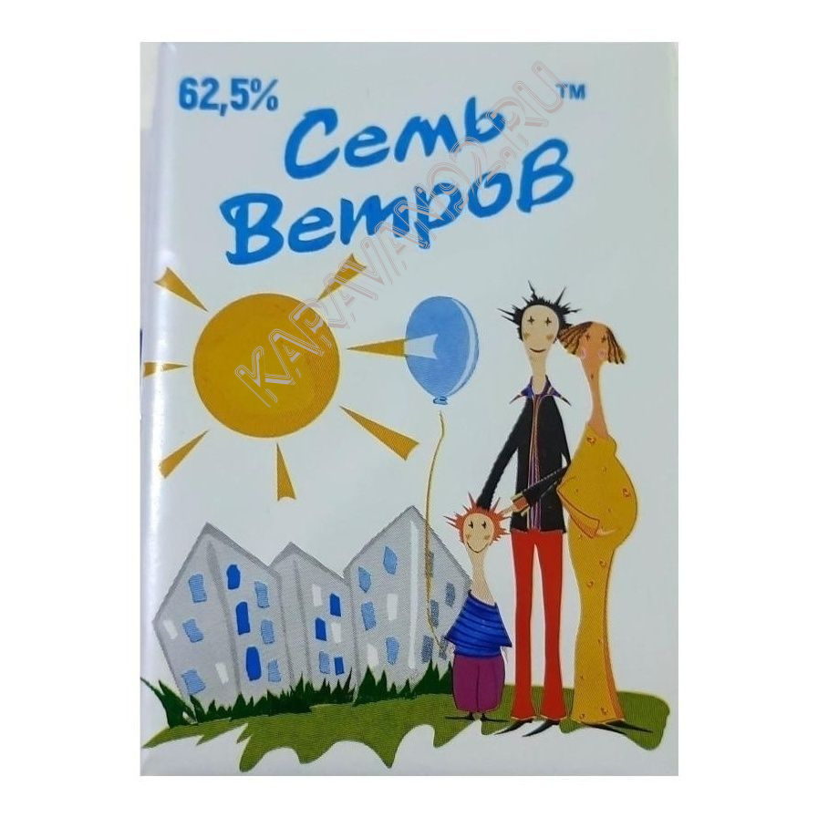 Спред растительно-сливочный Семь Ветров  62,5% 160г