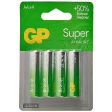 Батарейки GP Super пальчик АА 4 шт 