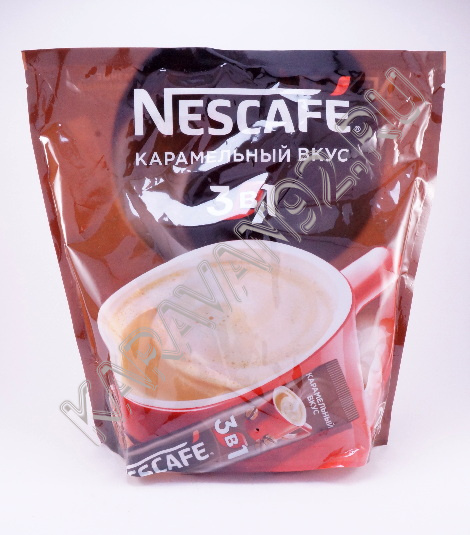 Кофейный напиток Нескафе растворимый 3в1 Карамель 20шт*16г
