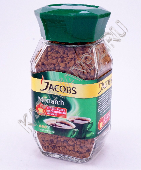 Кофе Якобс Monarch натуральный растворимый сублимированный с/б 47,5г