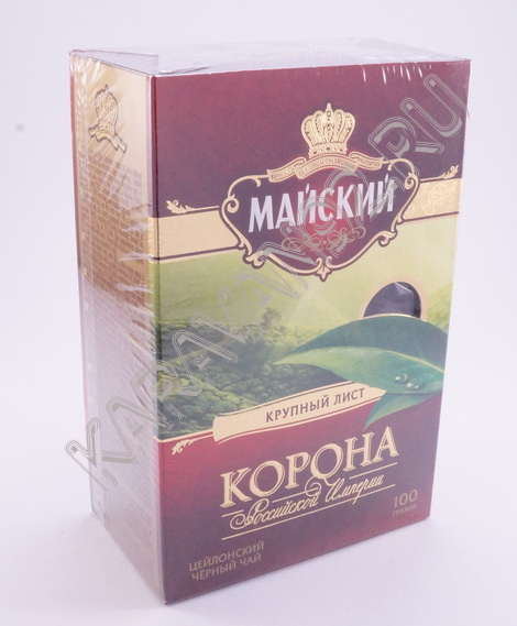 Чай черный листовой Корона Российской империи 100г