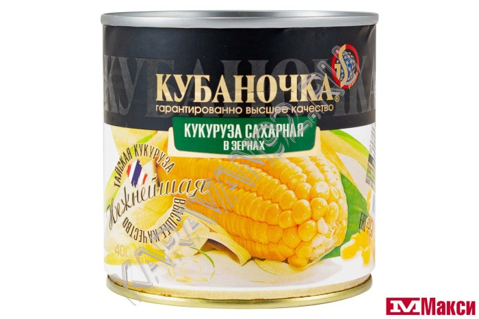 Кукуруза ж/б ключ 400г Кубаночка 
