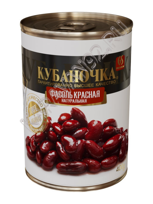 Фасоль красная натуральная Кубаночка 400 г