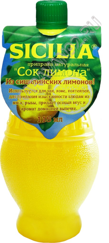 Приправа SICILIA сок лимона 115мл 