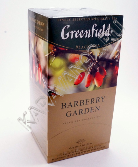 Чай черный со вкусом барбариса Гринфилд Barberry Garden 25пак*1,5г