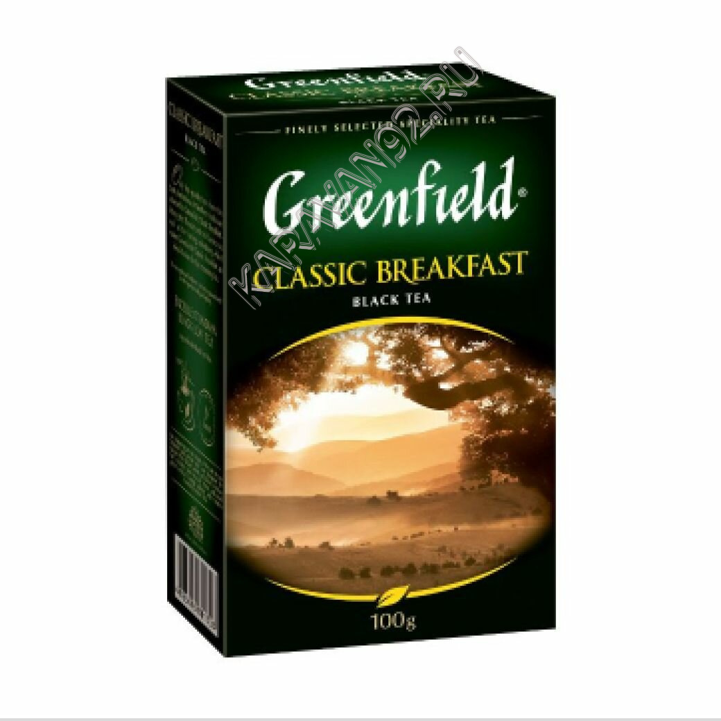Чай Гринфилд черный листовой Classic breakfast 100г