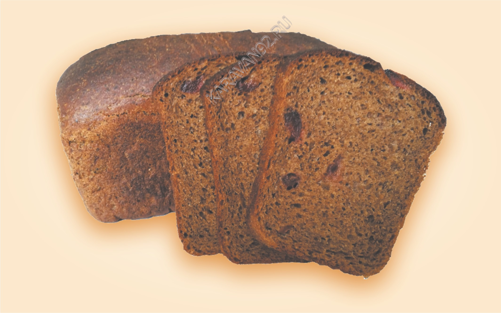 Хлеб "Ржаное чудо" с клюквой 300 гр. нарезка