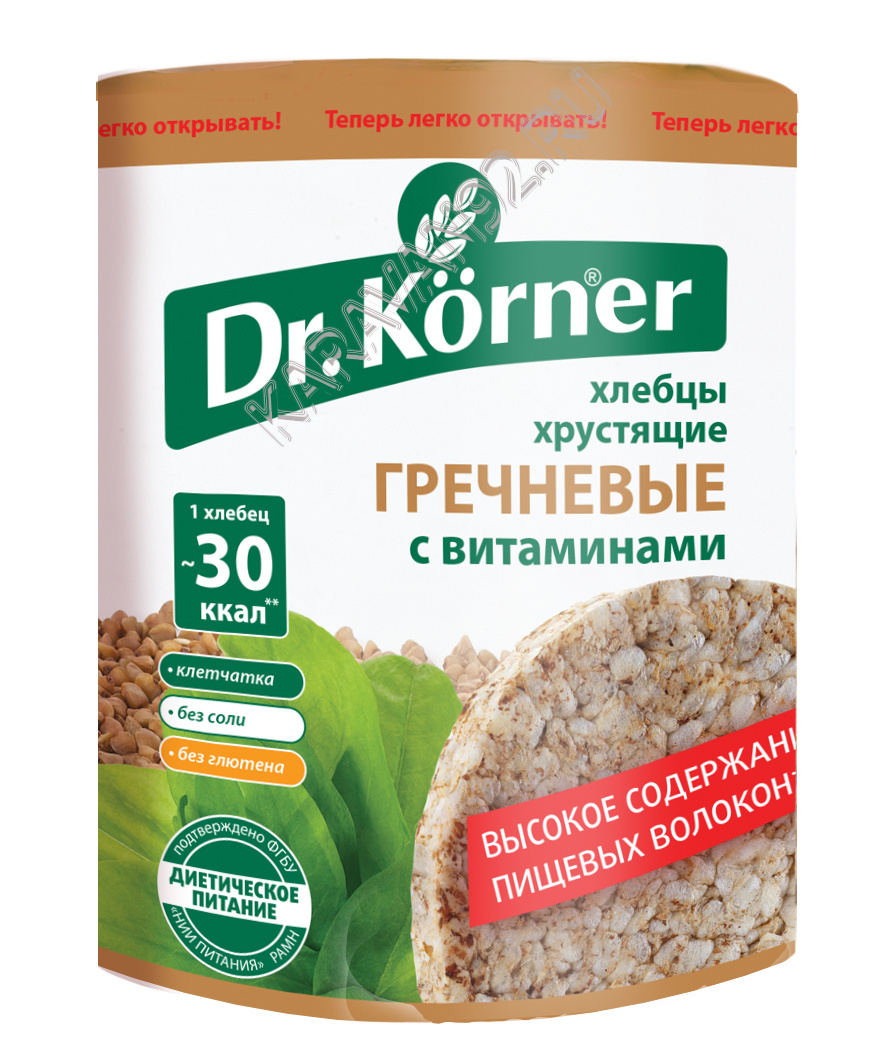Хлебцы Dr. Korner Гречневые 100гр