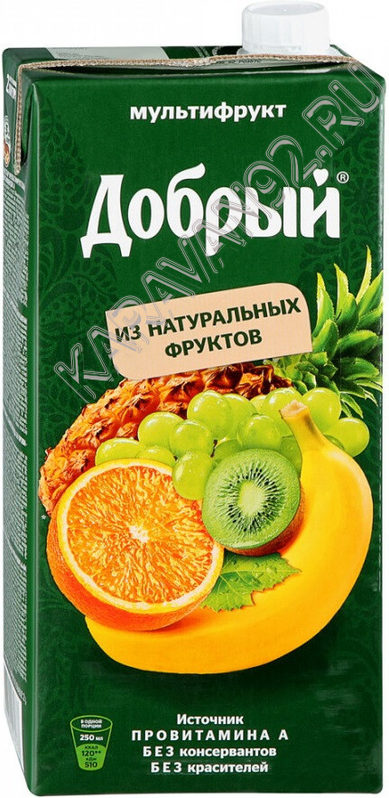 Добрый 2л мультифрукт нектар 
