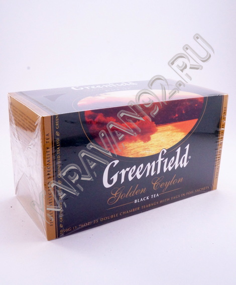 Чай Гринфилд черный Golden Ceylon 25пак*2г
