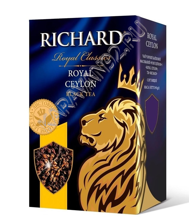 Чай чёрный Richard Royal Ceylon листовой 90г