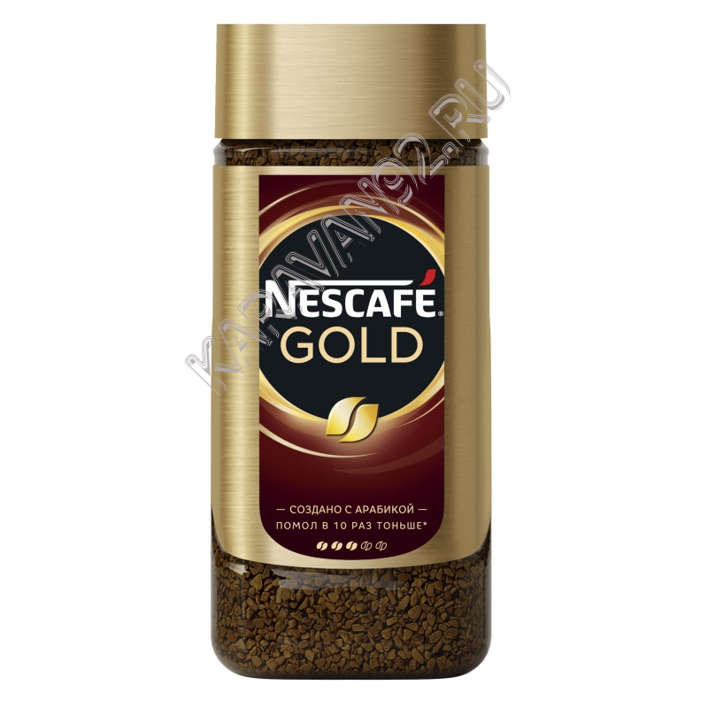 Кофе Нескафе Gold натуральный растворимый  с/б 190 г
