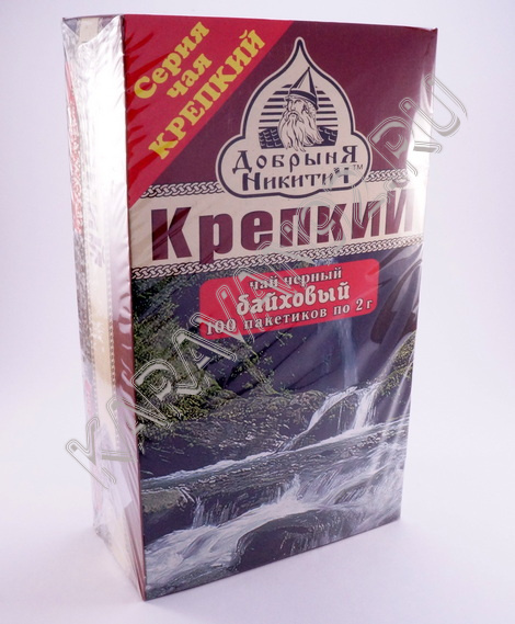 Чай черный Добрыня Крепкий 100пак/2г