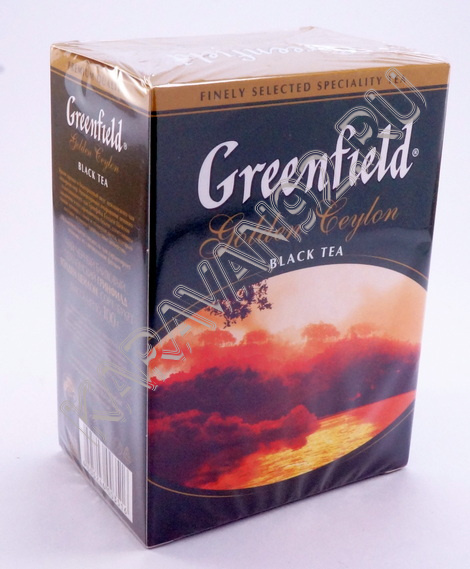 Чай Гринфилд черный Golden Ceylon 100пак*2г