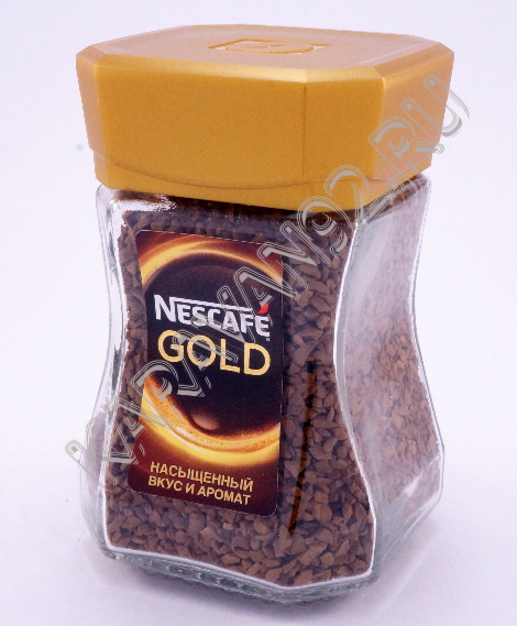 Кофе Нескафе Gold натуральный растворимый сублимированный с/б 47,5г