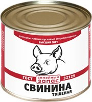 Свинина тушеная Семейный Запас ж/б 525гр 