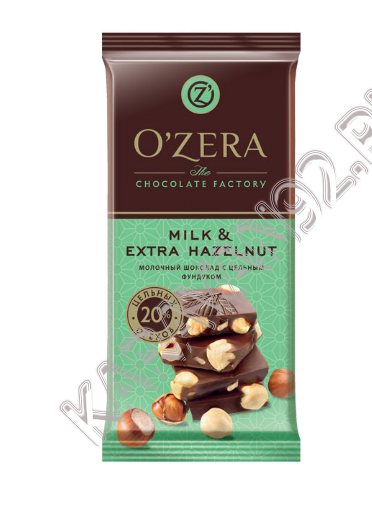 Шоколад O'ZERO milk & hazelnut 90г