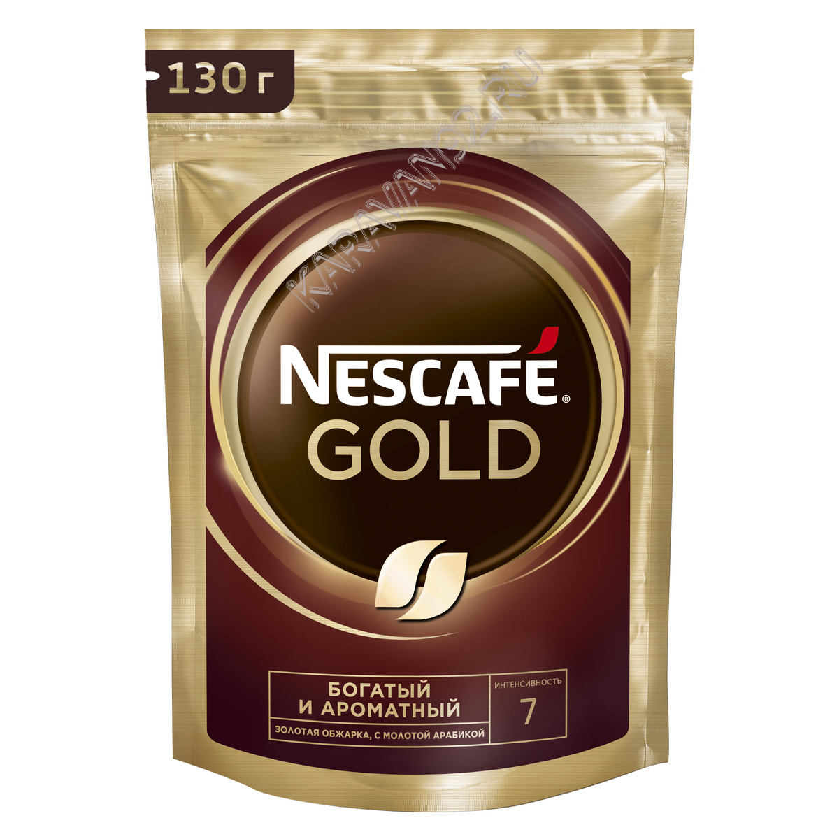 Кофе Нескафе Gold натуральный растворимый сублимированный 130г