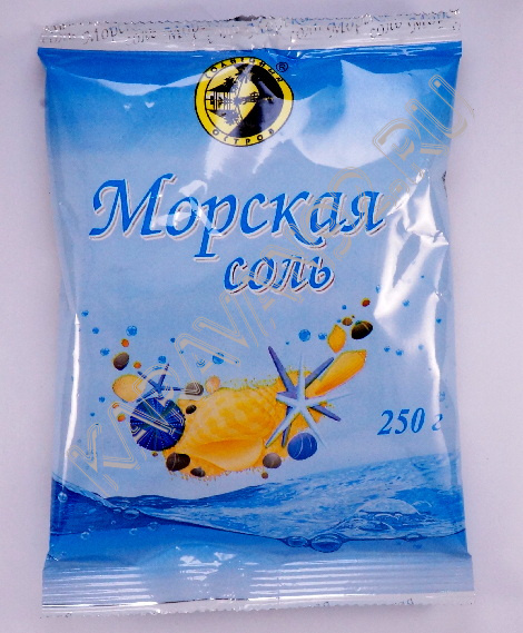 Соль морская Солнечный остров пищевая 250г