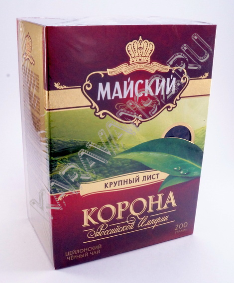 Чай черный листовой Корона Российской империи 200г