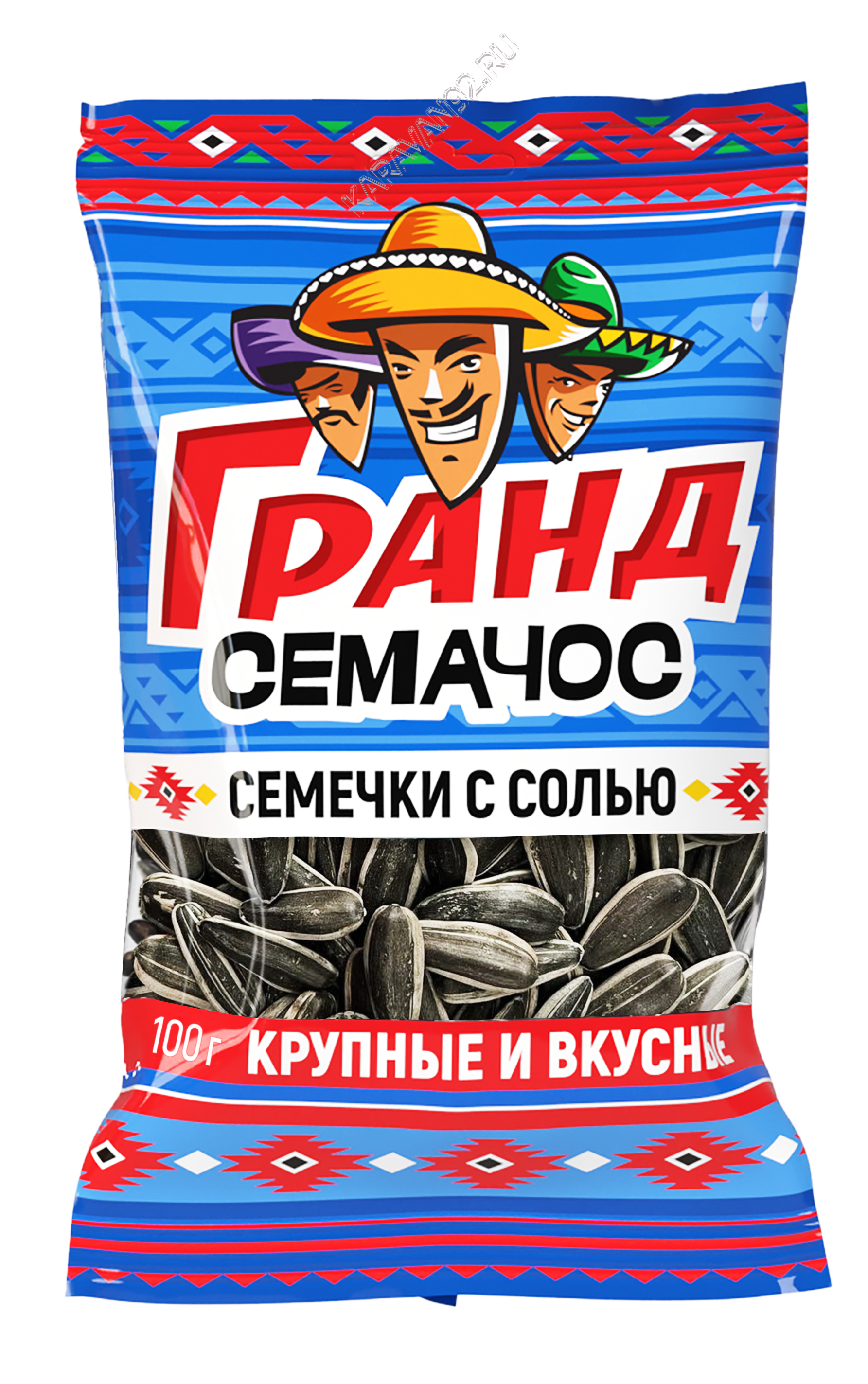 Семечки ГРАНД Семачос 100гр с солью 