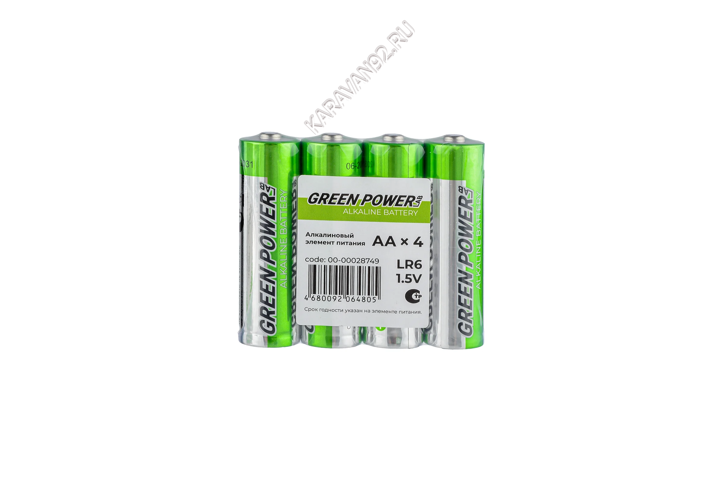 Батарейки Green  Power пальчик АА 4 шт 