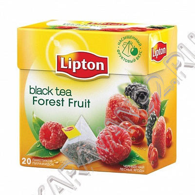 Чай Липтон черный "Forest Fruit" 20пак*1,8г