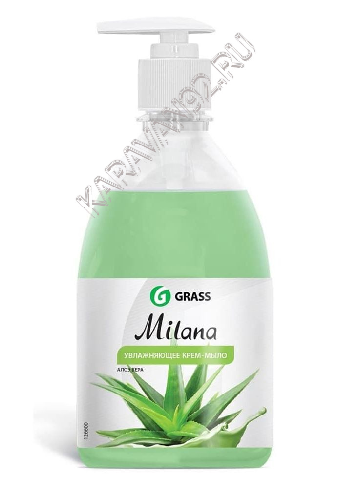 Жидкое крем-мыло GraSS Milana "Алоэ вера" 500мл